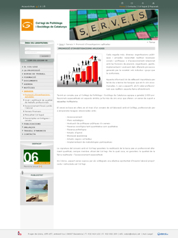 EL COL·LEGI ESTRENA NOU WEB