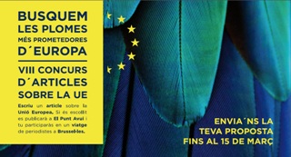LES INSTITUCIONS EUROPEES A BARCELONA ORGANITZEN EL 8È CONCURS D’ARTICLES SOBRE LA UNIÓ EUROPEA