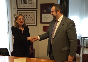 SIGNATURA D’UN CONVENI DE COL·LABORACIÓ ENTRE EL COL·LEGI I EL CICAC