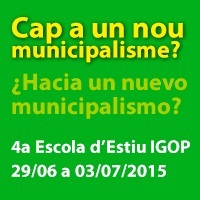 CAP A UN NOU MUNICIPALISME?