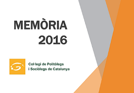 MEMÒRIA D’ACTIVITATS DE 2016