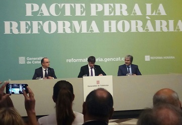 EL COL·LEGI S’ADHEREIX AL PACTE PER A LA REFORMA HORÀRIA