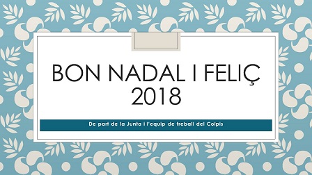 EL COL·LEGI FARÀ FESTA DEL 22/12 AL 1/1/18, INCLOSOS!