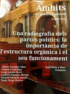PRESENTEM LA NOSTRA REVISTA ‘UNA RADIOGRAFIA DELS PARTITS POLÍTICS’ AL PARLAMENT DE CATALUNYA