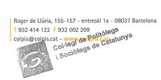 EL COL·LEGI SOL·LICITA LA REVISIÓ D’UNA CONVOCATÒRIA DE TÈCNIC D’INTERMEDIACIÓ LABORAL