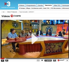 LA DEGANA EN FUNCIONS DEL COL·LEGI, ANNA PARÉS, PARLA DEL MOVIMENT DELS ‘INDIGNATS’ AL PROGRAMA ‘DIVENDRES’ DE TV3