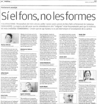 LA DEGANA EN FUNCIONS DEL COL·LEGI PARLA A L’AVUI SOBRE ELS FETS ESDEVINGUTS AL PARLAMENT