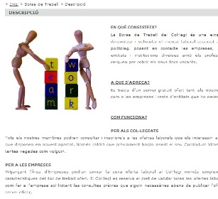 EL COL·LEGI HA GESTIONAT 109 OFERTES DE TREBALL FINS EL MES DE JULIOL