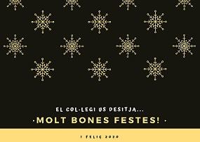 EL COL·LEGI US DESITJA UNES MOLT BONES FESTES!