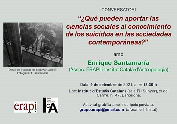 XERRADA: QUÈ PODEN APORTAR LES C. SOCIALS AL CONEIXEMENT DEL SUICIDI?