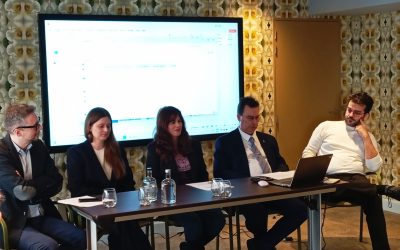 REPRESENTANTS DEL COLPIS VIATGEN A BRUSSEL·LES PER AL TANCAMENT DEL PROJECTE IMONITOR